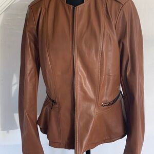 G.I.L.I. Tan Leather Jacket